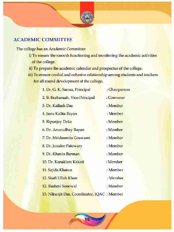 Academic Committee